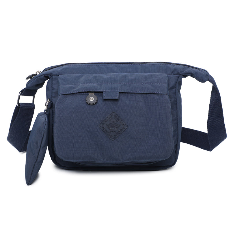 D-294 Small Multi-pocket Light Weight Crossbody Bag- Navy – Air Supreme ...